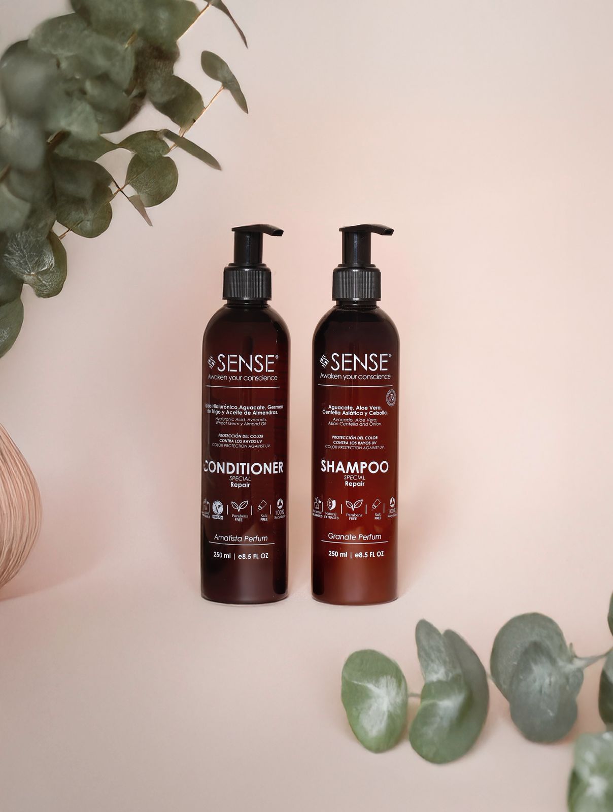 Special Repair Kit (Granate Perfum Shampoo + Amatista Perfum Conditioner) x 250 mL
